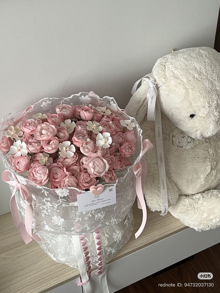 Góc Hoa - Bó hoa lụa hồng pastel phối cúc xinh tinh tế sang trọng